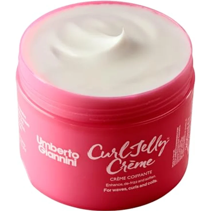 Umberto Giannini Curl Jelly Crème, silikonfreie Haar- und Stylingcreme, angereichert mit Sheabutter und Kokosöl, 300 ml, für definierte und frizzfreie Locken – Bild 1