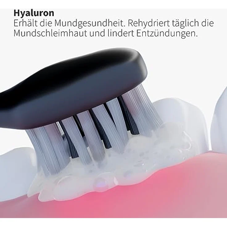 Zahnheld Zahnpasta Day & Night Zahncreme Set, 6-facher Wirkstoffkomplex mit Hyaluron, Fluorid und Minzgeschmack, 2 x 75ml Tube – Bild 4