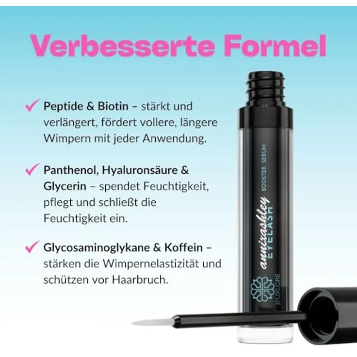 Jeuxloré Wimpern Serum 'Ashleysophie Lash', Peptidkomplex für längere und dichtere Wimpern, 003 l Nude – Bild 5