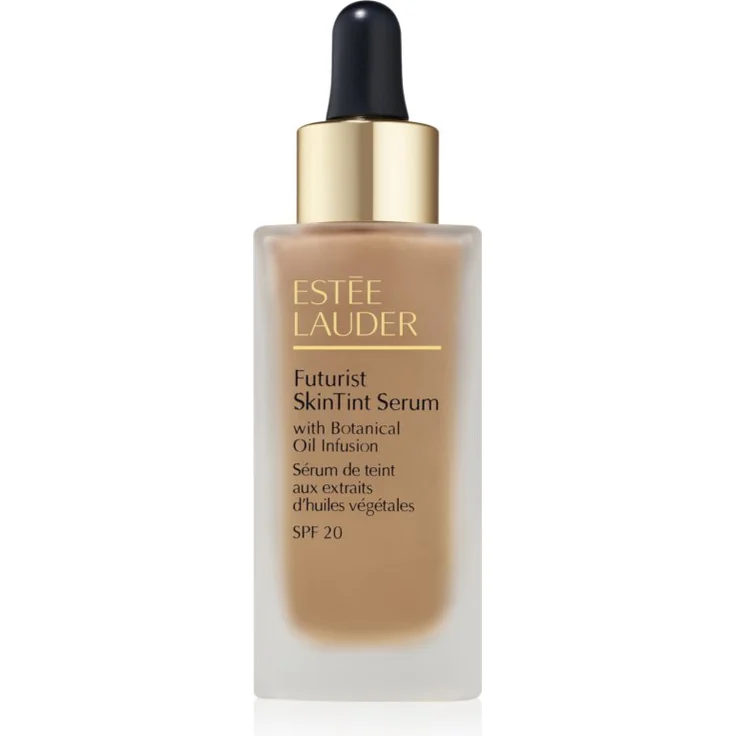 Estée Lauder Futurist SkinTint Serum Foundation SPF 20, 30 ml, pflegende Make-up Foundation mit Botanical Oil Infusion, Farbton 3C2 Pebble
