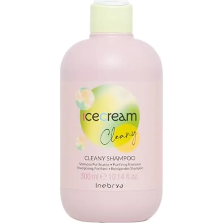 Inebrya Ice Cream Reinigungsmittel, 300 ml, Haarpflege für professionelle Anwender