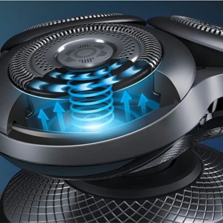 Philips SP9820-18 Elektrischer Nass- und Trockenrasierer Series 9000 Prestige mit Nano-Tech Präzisionsklingen, Präzisionstrimmer – Bild 5