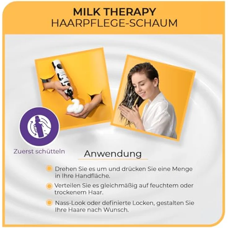 Morfose Milk Therapy Hair Creamy Mousse Conditioner 200 ml – Bild 5