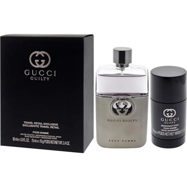 Gucci Guilty Homme Edt, Gesichts-Make-up-Entferner für Herren, 90 ml Deodorant – Bild 4
