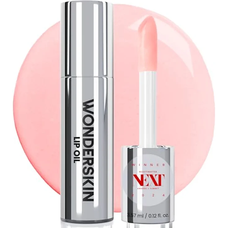 Wonderskin Lip Rehab Serum Oil – Getöntes Lippenöl, feuchtigkeitsspendend und nicht klebrig, Korallrosa-Tönung für trockene Lippen (Lover) – Bild 1