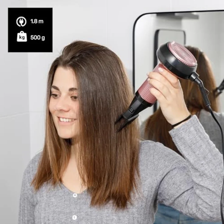 Taurus Lockenhaartrockner 900400000, 800 W mit Diffusor, ergonomisches Design, verschiedene Farben – Bild 9