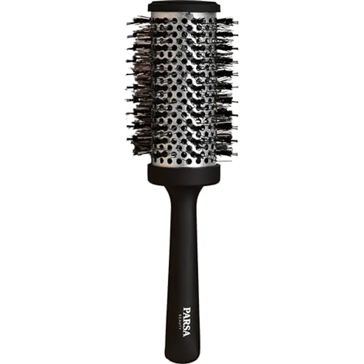 PARSA Beauty Professional Wirkstoffbürste Lotus + Zink (Volumen Rundbürste 44mm) – Glanz und Volumen für lockiges und langes Haar