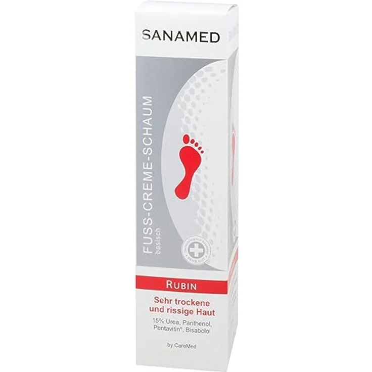 RUBIN SANAMED Fuß-Creme-Schaum 150 ml – Bild 3