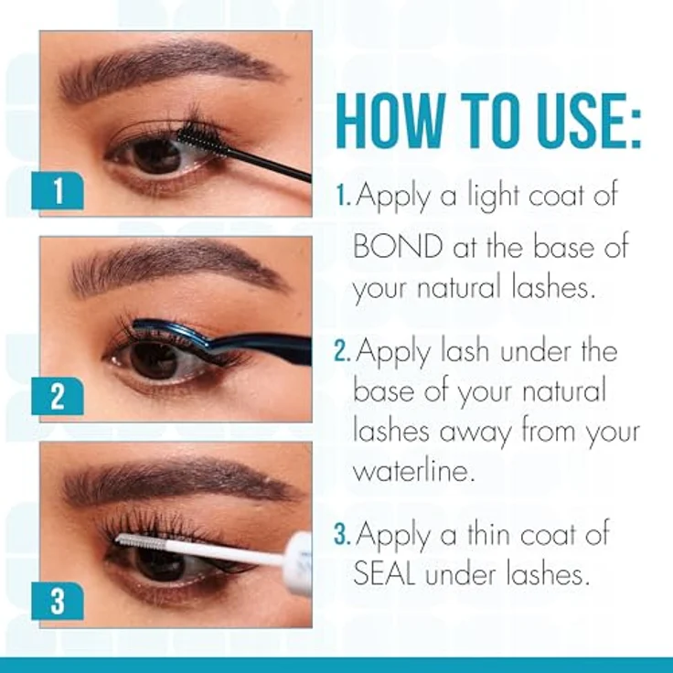 Ardell DUO Bond & Seal Wimpernkleber, 2-in-1 für untere Wimpern, 5 g, langanhaltend und unsichtbar – Bild 5