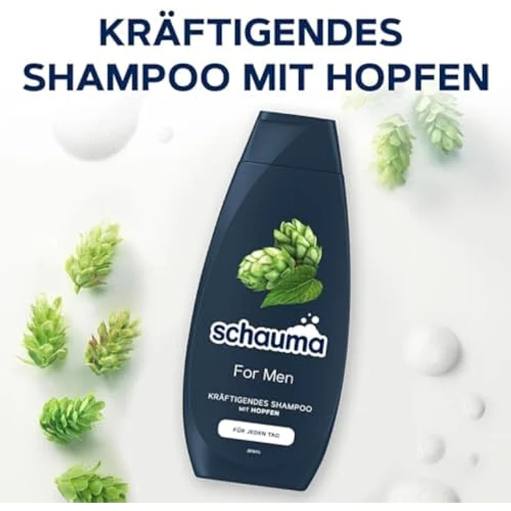 Schwarzkopf Schauma Shampoo For Men, 400 ml mit Passionsfrucht – Bild 5