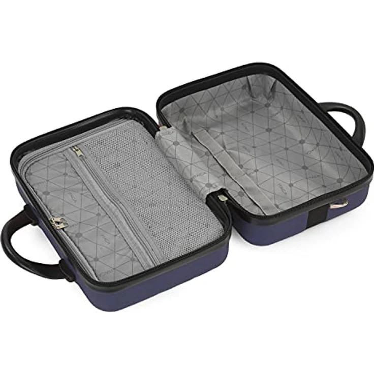 ITACA - Kosmetikkoffer Hartschale Groß, Beautycase Damen, Trolley & Handgepäck Koffer: Beauty Case Hartschale, Kosmetik Koffer, Kosmetiktasche Groß - Ideal für Reisen! 771135, Marine Blau – Bild 5