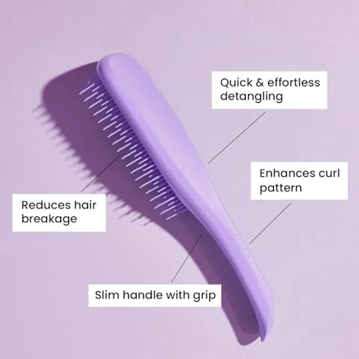 Tangle Teezer Naturally Curly Entwirrbürste für 3C bis 4C Haar, Purple Passion – Bild 3