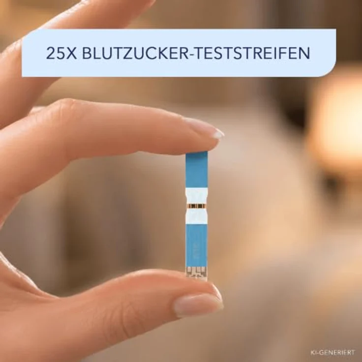 IEA Medical Blutzucker-Teststreifen für AC-309, 50-tlg., klinisch verifiziert, für Diabetes- und Glukoseüberwachung – Bild 2