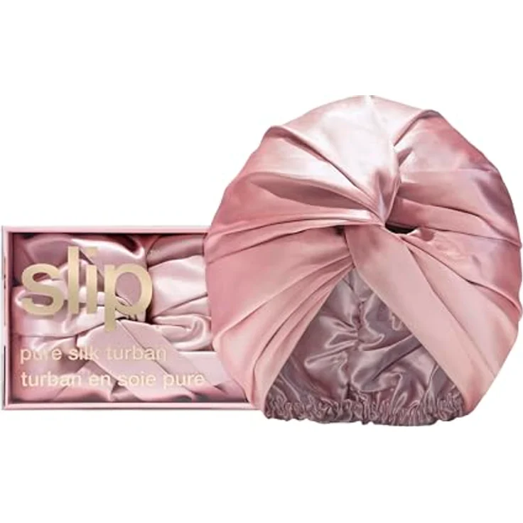 Slip Turban Aus Purer Seide Haarreifen & -bänder rosa – Bild 2