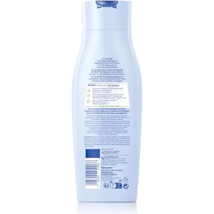 NIVEA Pflege Express 2 in 1 pH-Balance Shampoo + Spülung Haarshampoo 400 ml – Bild 3