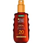 Garnier Sonnenöl mit LSF20, Feuchtigkeitsspendender Sonnenschutz und Bräunungsbeschleuniger, Ambre Solaire Ideal Bronze, 1 x 150 ml