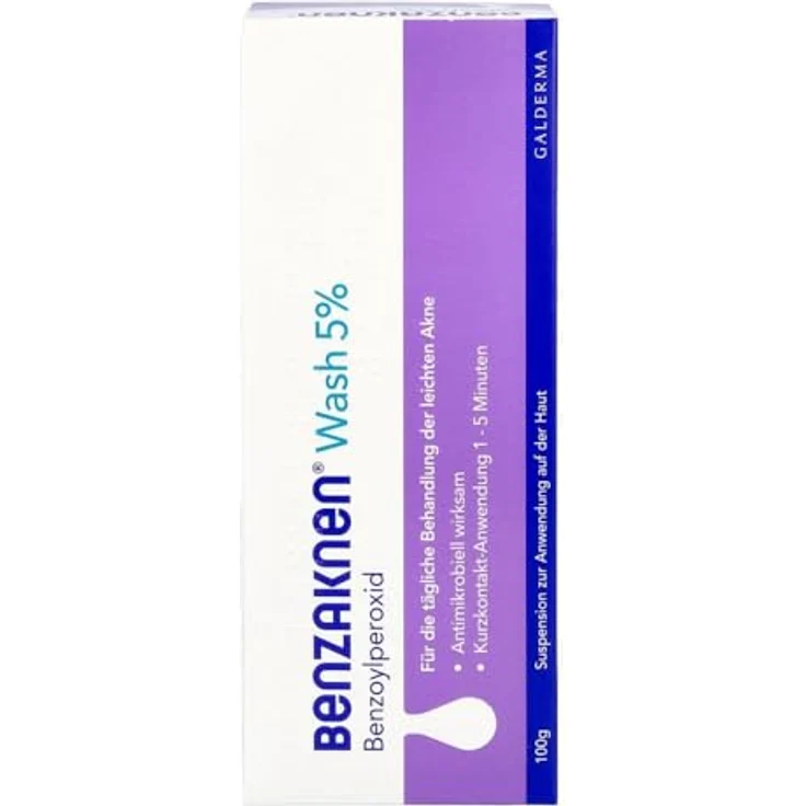 Benzaknen BENZAKNEN Wash 5% Suspension 100 g Gesichtsserum, apothekenpflichtig – Bild 3