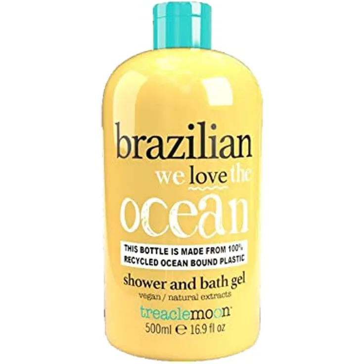 Treaclemoon Brazilian Love Duschgel, 500 ml Hautreiniger für ein exotisches Duscherlebnis