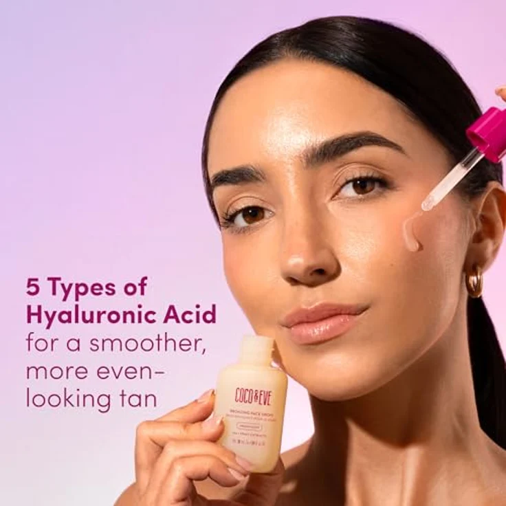 Coco & Eve Sunny Honey Bronzing Face Drops Selbstbräunungsserum 30 ml – Bild 7