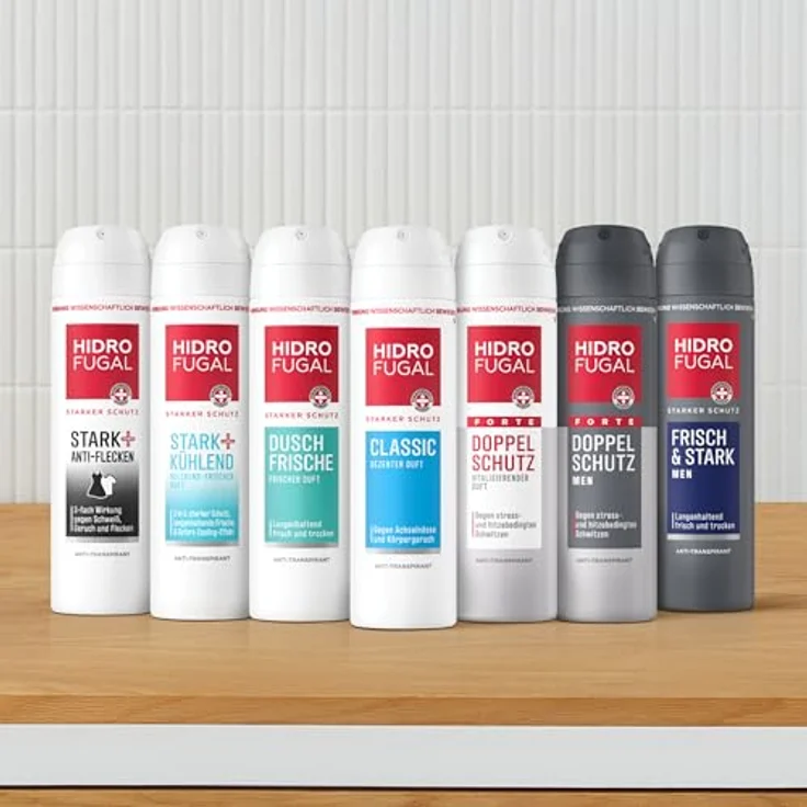 Hidrofugal STARK + KÜHLEND Spray, Antitranspirant Deo mit Sofort-Cooling-Effekt, Aloe Vera, alkoholfrei, 150 ml – Bild 5