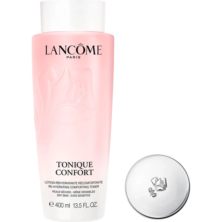 Lancôme Tonique Confort Re-Hydrating Comforting Toner, 400 ml, mit Hyaluronsäure und Centifolia-Rosenwasser zur intensiven Feuchtigkeitspflege – Bild 1