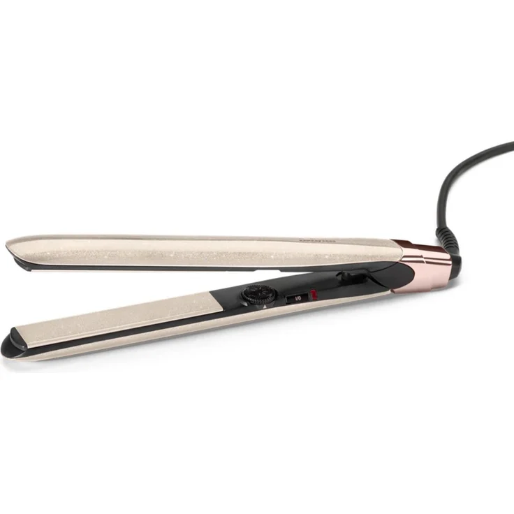 BaByliss ST914PE, Glätteisen mit keramisch-titanbeschichteten Platten, 13 Heizstufen, Temperaturregelung 170°C-235°C, Schnellaufheizfunktion, automatische Abschaltung