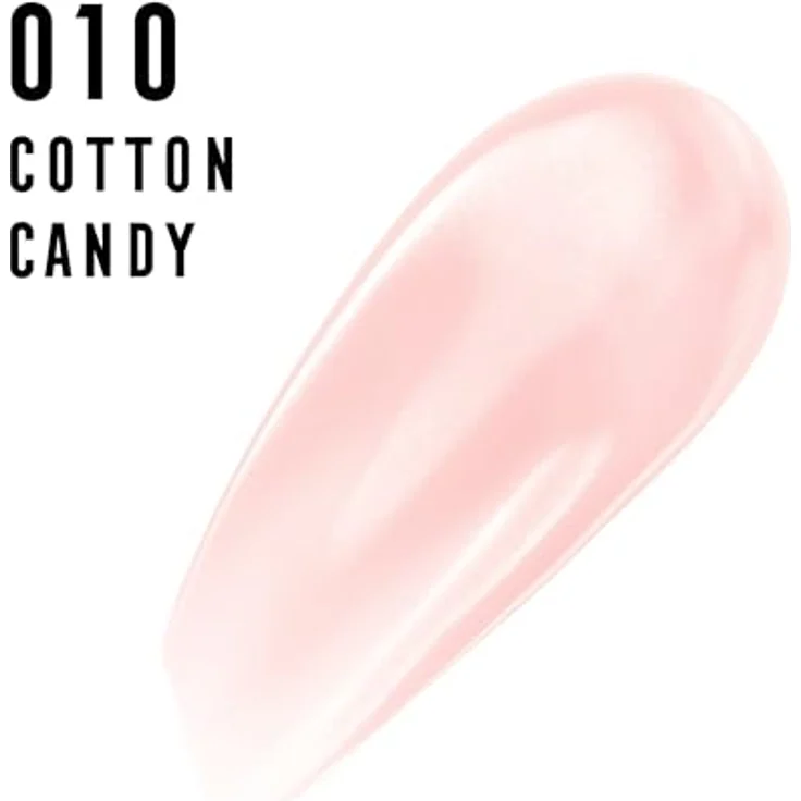 Max Factor 2000 Calorie Lip Glaze, farbiges Hochglanz-Lipgloss mit Volumen-Effekt, Nährstoffkomplex mit Hyaluron und Squalan, vegan, Fb. 010 Cotton Candy, 4.4ml – Bild 2