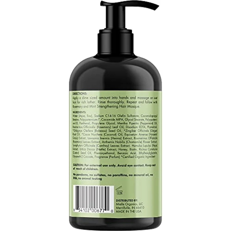 Mielle Organics Mielle Rosemary Mint Stärkendes Shampoo, 355 ml – Bild 2