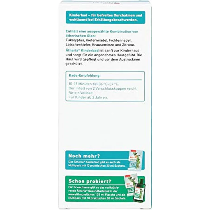 WEPA ÄTHERIA Kinderbad Flasche 125 ml, Badezusatz für Kinder – Bild 4