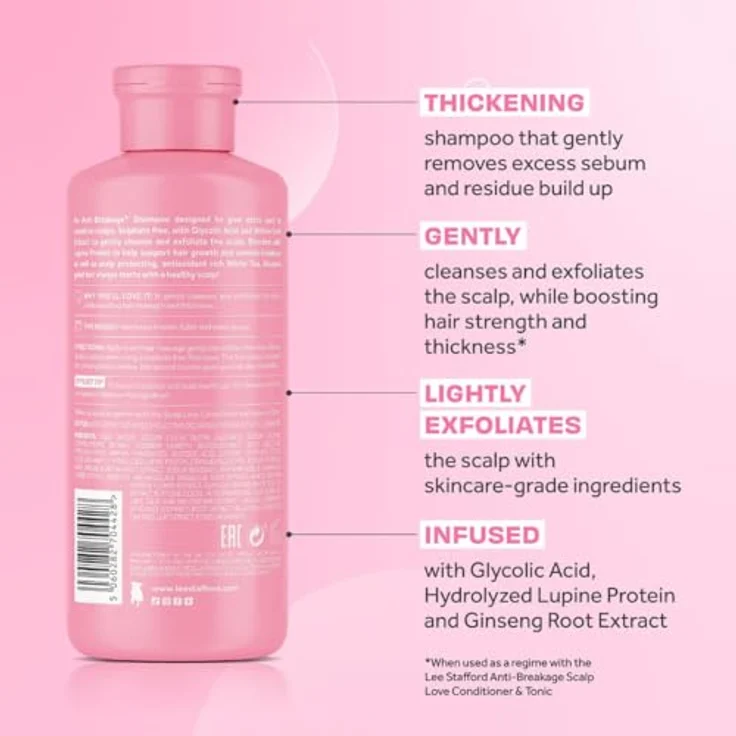 Lee Stafford Scalp Love Anti-Breakage Shampoo, 250 ml Flüssiges Shampoo zur Stärkung und Reduzierung von Haarbruch – Bild 3