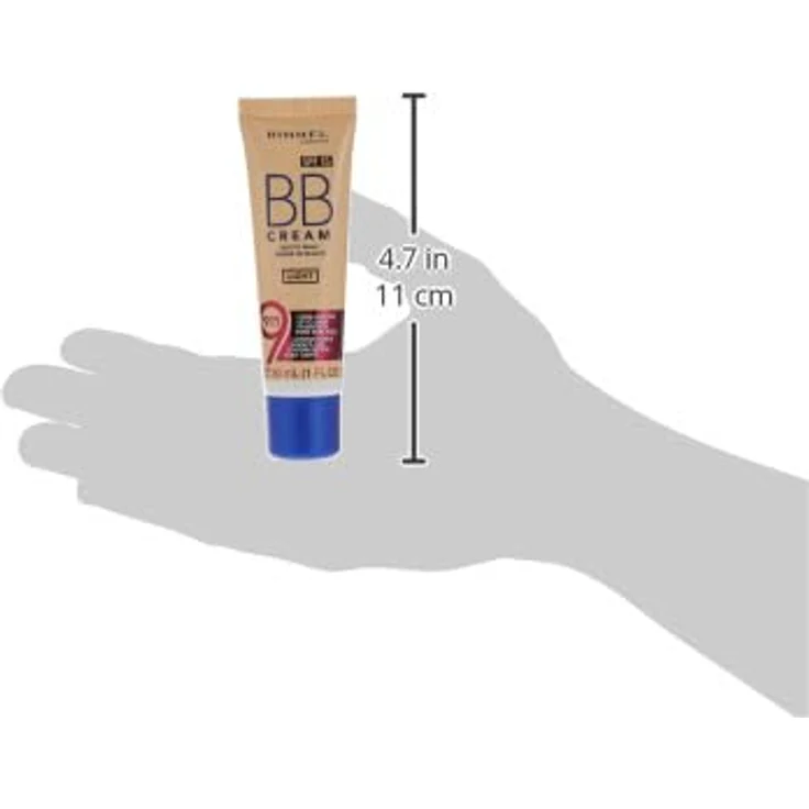 Rimmel BB-Creme mit 9 in 1 Gewichtsformel und Glanzeffekt (LSF 15) 30 ml – Bild 4