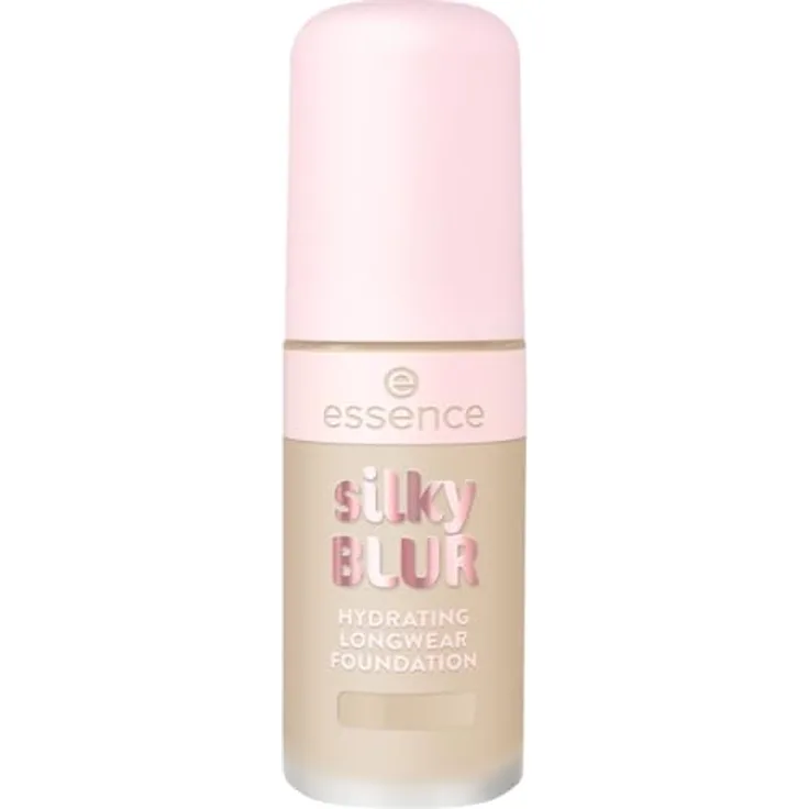 essence silky BLUR, natürlich deckendes, feuchtigkeitsspendendes Make-up für mattes Aussehen, Farbton 155, 30 ml
