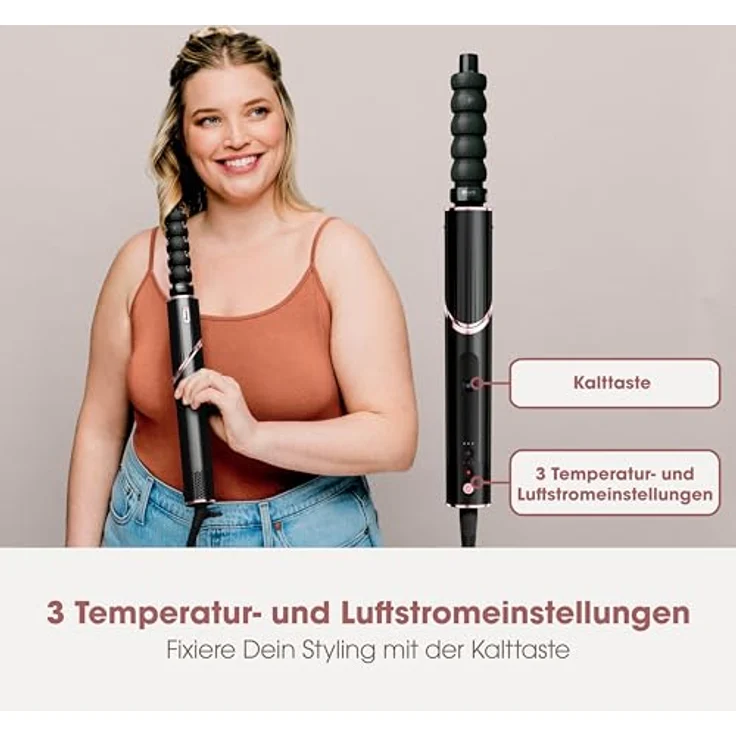 Shark Haartrockner HD446EU FlexStyle 5-in-1, Styling- und Trocknungssystem, Schwarz – Bild 15