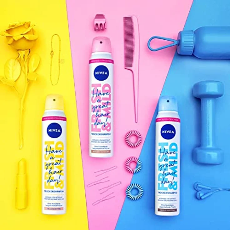 Nivea Haarpflege Shampoo Fresh Revive 3 In 1 Trockenshampoo Helle Haartöne 200 ml – Bild 6