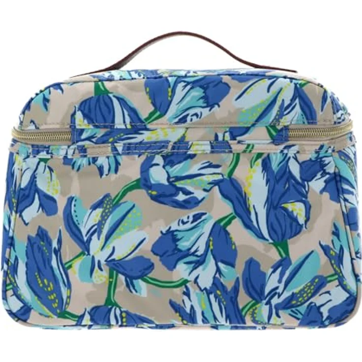 Oilily Tulipy Coco Beautycase, 27 cm, creme brulee, 100% Polyester, praktische Aufbewahrung für Kosmetik – Bild 3