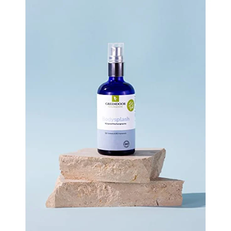 GREENDOOR Body Splash, natürliches veganes Körper Erfrischungs-Spray 100ml, Neuer Duft, Körper-Spray ohne Aluminium, Körperdeo Bodysplash mit Bio Verbene und BIO Hamamelis, Naturkosmetik aus der Manufaktur, Natur – Bild 4