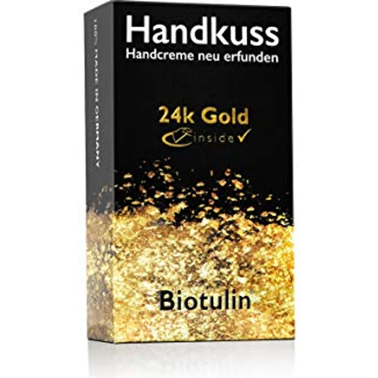 Biotulin Handkuss Handcreme 50 ml, mit Biotulin und 24k Gold, für strahlend schöne und glatte Hände – Bild 3