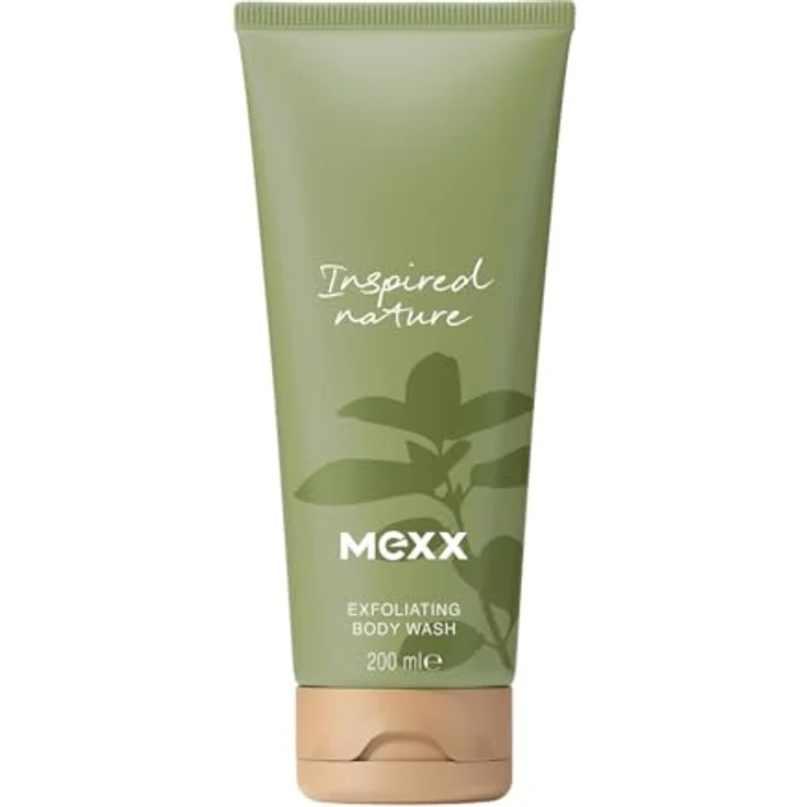Mexx Inspired Nature Duschpeeling, aromatisches Körperpeeling mit stimmungsaufhellenden Eigenschaften, 200 ml – Bild 1