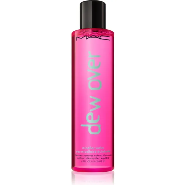 MAC Cosmetics Dew Over Micellar Water, 194 ml, reinigendes Mizellenwasser für sanfte Gesichtsreinigung und Feuchtigkeitsversorgung