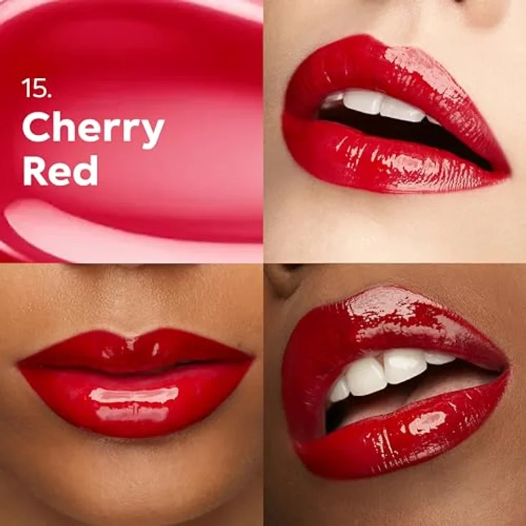 KIKO Milano 3D Hydra Lipgloss, hydratisierendes Lipgloss mit langanhaltendem Glanz, Farbton 15 Cherry Red, 6.5 ml – Bild 2