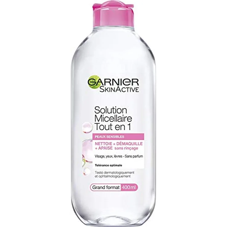 Garnier Skin Active Mizellen-Lösung, All in 1, für sensible Haut, groß, 400 ml – 1 Stück