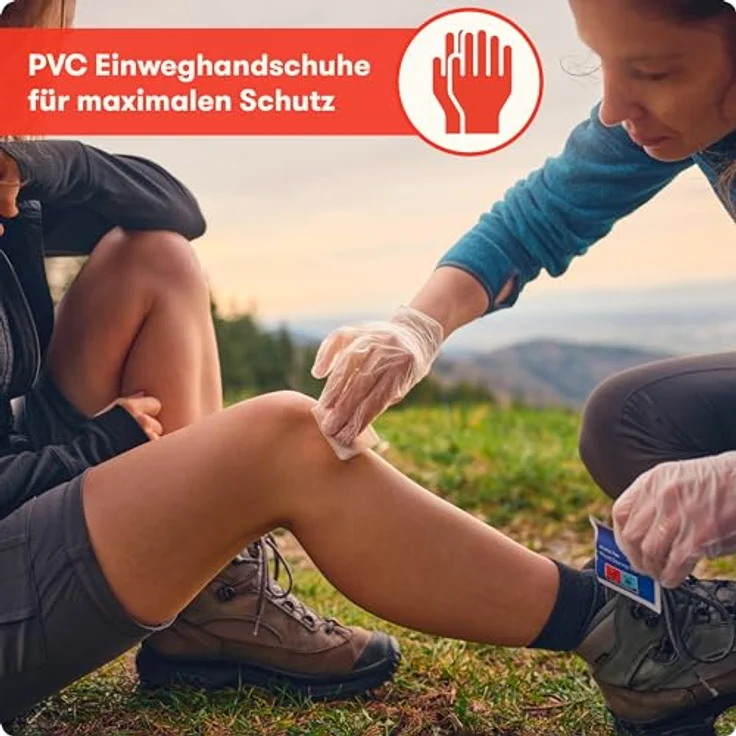 Purahelp Erste-Hilfe-Set Outdoor, Kompakt & Leicht, 95 Teile, wasserdichte Tasche, ideal für Wandern, Camping und Fahrrad – Bild 9