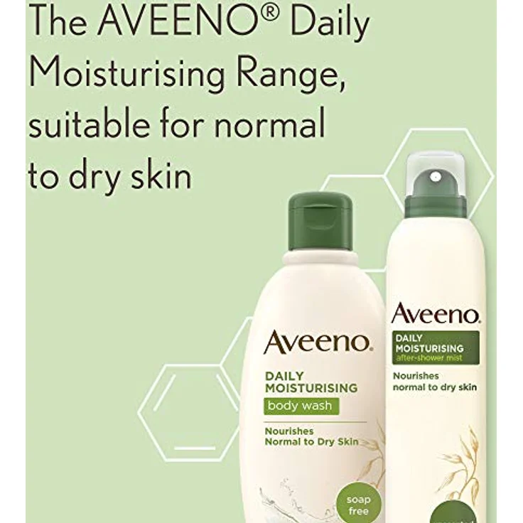 Johnson & Johnson Aveeno Daily After Shower Mist, leichte Bodylotion mit schneller Absorption, 200 ml – Bild 7