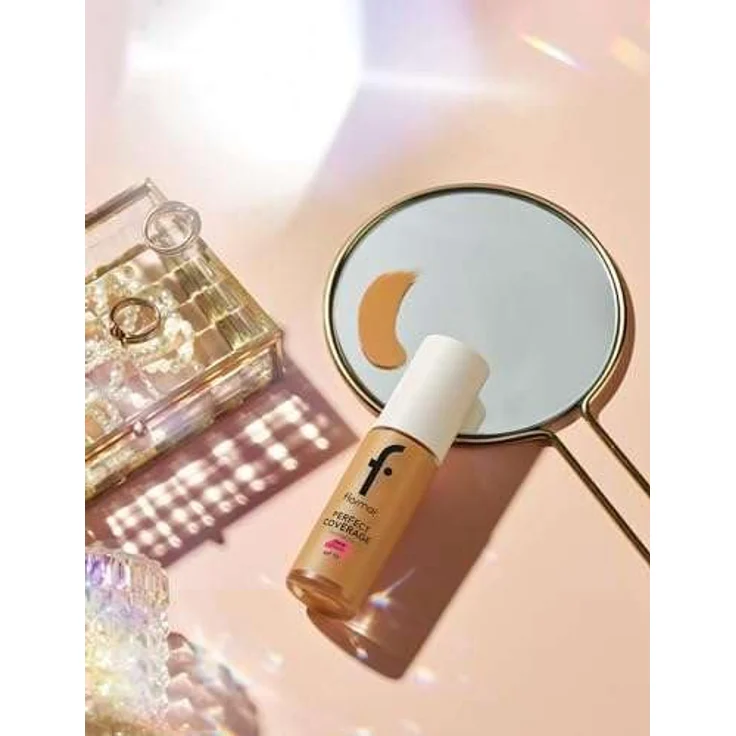 Flormar Perfect Coverage Foundation, 30 ml, matte Textur mit hoher Deckkraft für einen makellosen Teint, Farbton SOFT BEIGE – Bild 6