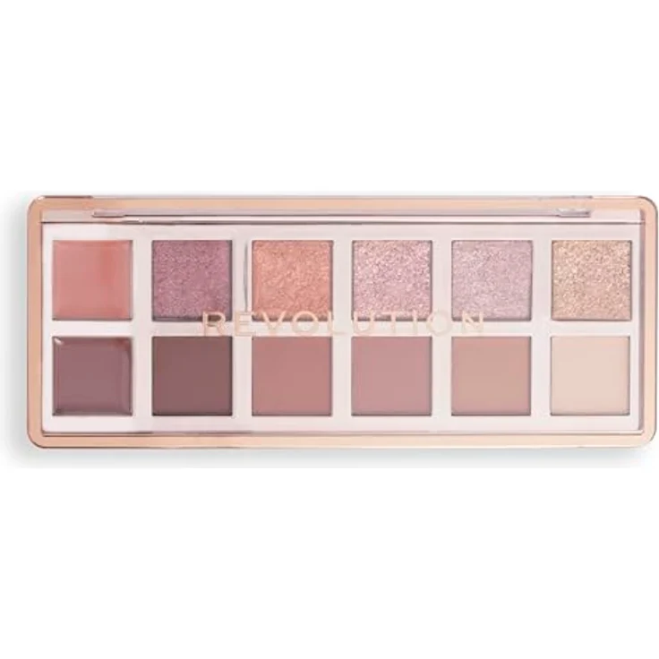 Makeup Revolution The Icon Palette Lidschattenpalette The True Icon Bronze, 12x0.7 g, hochpigmentierte Farben mit mattem und schimmerndem Effekt – Bild 2