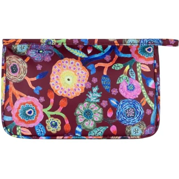 Oilily Pieternella Stripe Kosmetiktasche, rot, 22 cm x 8 cm x 14 cm, 100% Polyester – Bild 3