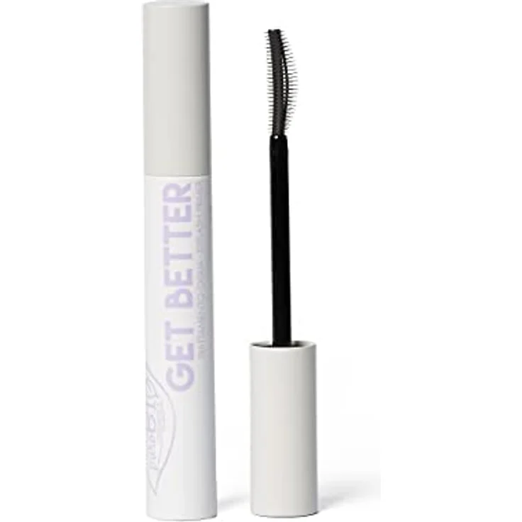 puroBIO Cosmetics Get Better Volumen- und Pflegemascara, 10 ml, vegan, für dichtere und vollere Wimpern – Bild 2