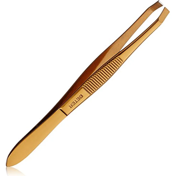 Beter PINZAS depilar punta de cangrejo cobreada 8,3 cm 1 Stück – Bild 2