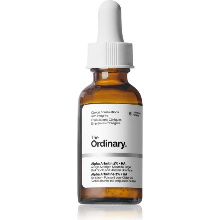 The Ordinary Alpha Arbutin 2% + HA, Aufhellendes Gesichtsserum mit Hyaluronsäure, 30 ml, vegan