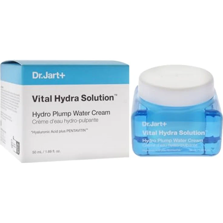 Dr. Jart+ Vital Hydra Solution™ Hydro Plump Water Cream, Gesichtscreme mit Hyaluronsäure, 50 ml, für intensive Feuchtigkeit und schnell einziehende Pflege – Bild 3
